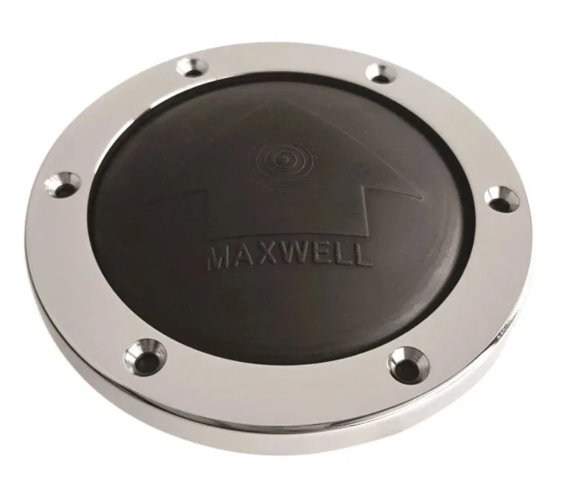 P19001 – MAXWELL Windlass Foot Switch, 150 Amps Black Deck Mount Weather Resistant With Stainless Steel Bezel/ Mounti...